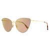 Женские солнцезащитные очки «кошачий глаз» Tf1005 anais 02 28z золотисто-розовый гавана 62 мм 28z