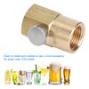 Адаптер CO2 Tr21x4 - W21.8-14-RH Адаптер для баллона CO2 с газированной водой Соединитель заправочного клапана