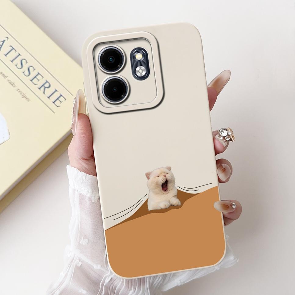 2024 Для Infinix Hot 50i Чехол HoT50i Ударопрочный Черный Силиконовый Мягкий Чехол для Телефона Для Infinix Hot 50i 50 i X6531 Задняя Крышка Fundas