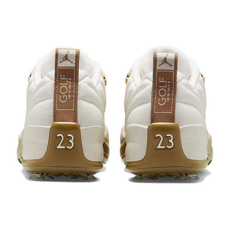 Мужские кроссовки Air Jordan 12 Low Golf Sail кремовые Dark-Driftwood Rattan DM9016-109