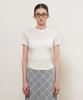 GENERALIDEA Acetate Round Neck T-Shirt [White] / Gf2Lts509