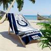 Indianapolis Colts Print Beach Towel, Large Soft Quick Dry Towel for Beach Camping Swimming
