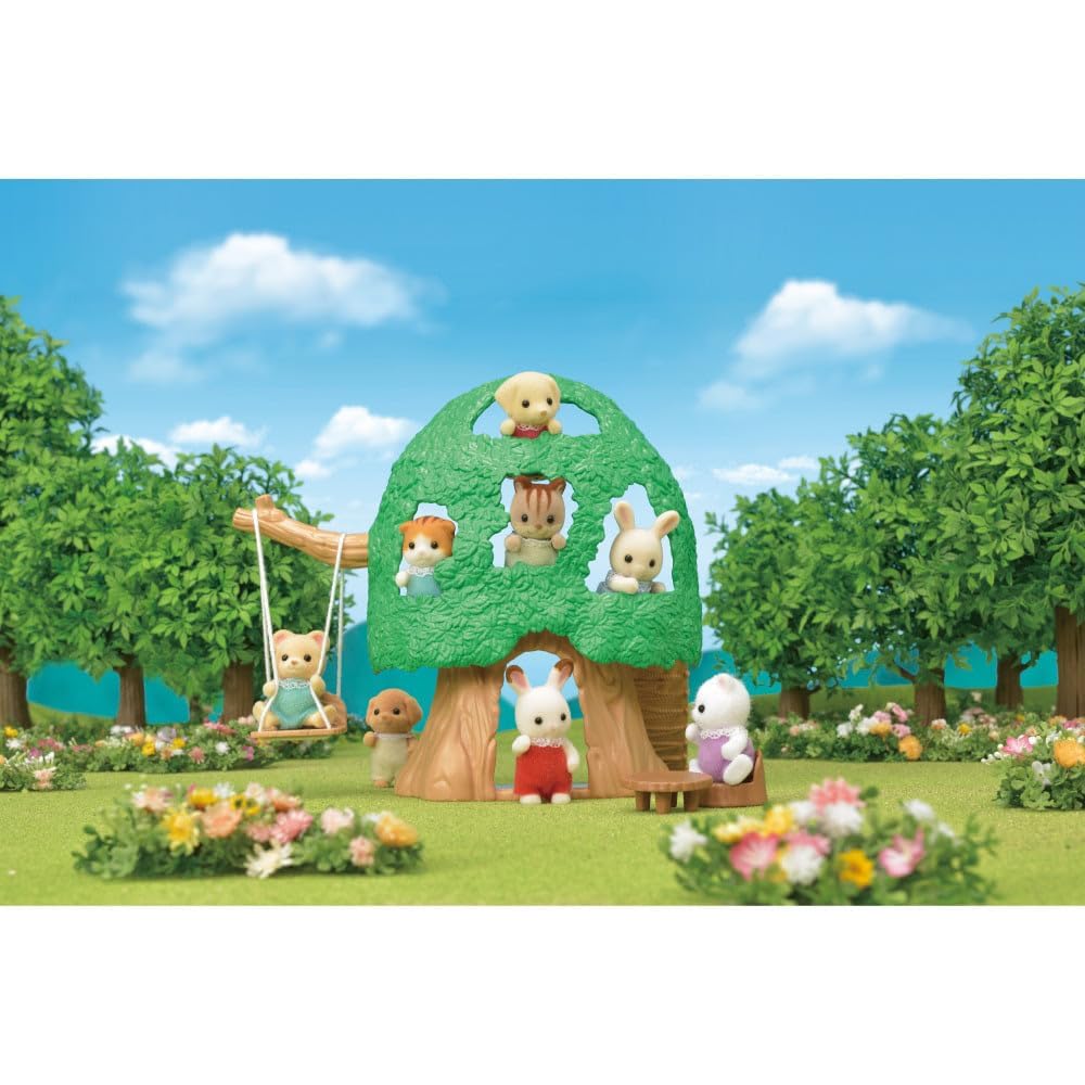 Sylvanian Families EPOCH Preschool Playset Cute Wooden Room Set S-63 ST Mark Certified Toy Dollhouse for Ages 3 and Up