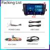 Autoradio Android 17 avec cadre de fixation pour Toyota Prius XW30 2009-2015, faisceau de câblage d'alimentation, Canbus 4G+WIFI