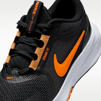 Nike Star Runner 5 Черный Total Orange (GS)