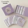 Женские хлопковые трусы средней посадки Caramella, подарочный набор из 4 штук