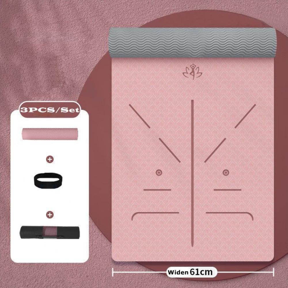 Non Slip Pilates Mat 8mm Fitness Exercise Mat New Design Yoga Mat