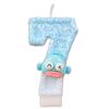 Ugly Fish Cartoon Number Birthday Candle Cake Decoration Holiday Birthday Celebration Handmade Candle 0-9diy