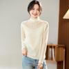 Women's High Neck Warm Slimming Long Sleeve T-Shirt - 2025 Autumn Collection