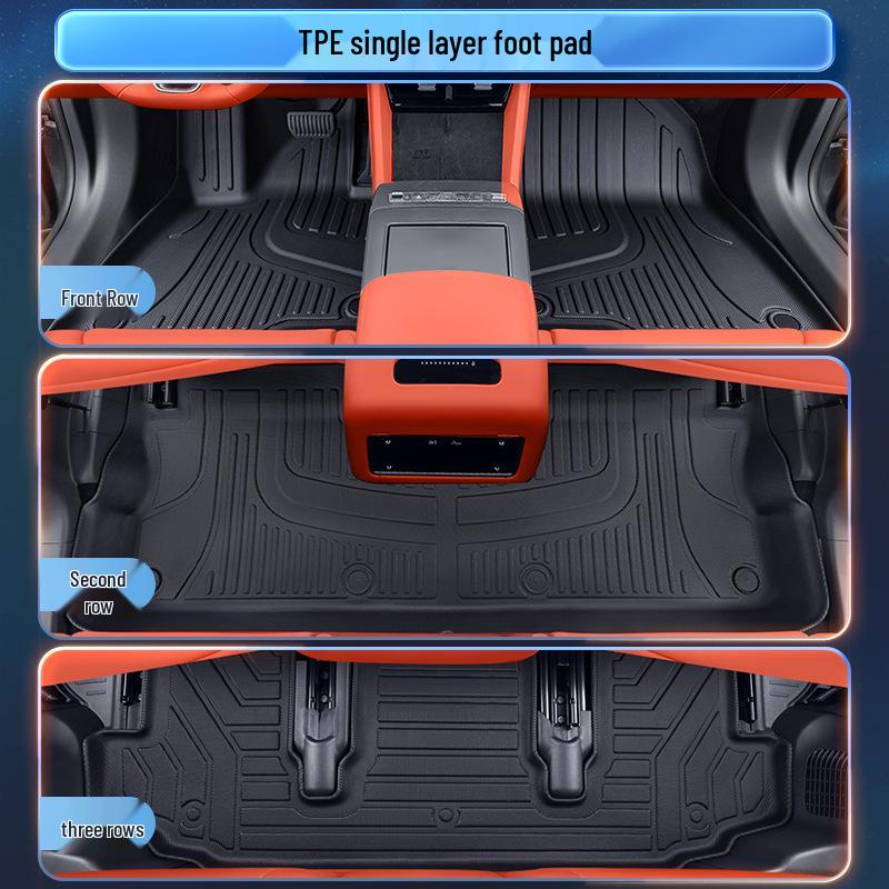 BYD Tang L 2025 Коврики в салон Аксессуары для интерьера TPE