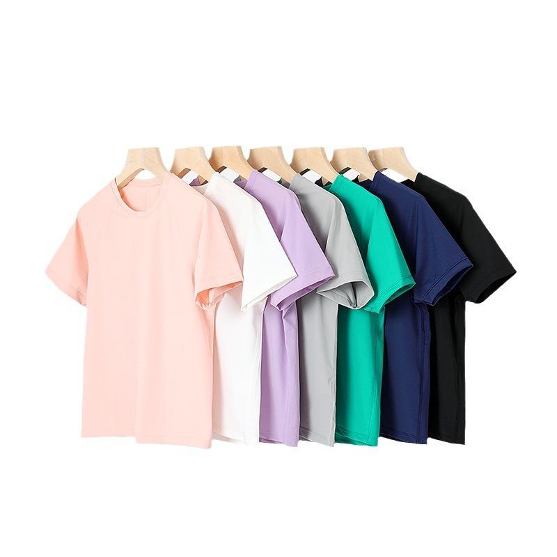 Летняя корейская версия детской одежды, новая спортивная одежда для мальчиков с коротким рукавом, для больших детей, топ из сухого льда, для девочек, футболка с коротким рукавом