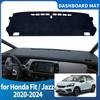Подходит для Honda Fit Jazz 2024 Коврик на панель приборов Чехол на приборную панель Защитный ковер Автоаксессуары DashMat Солнцезащитный коврик