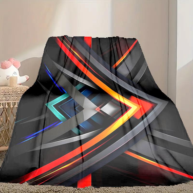 1pc Comfortable Home Print Throw Blanket, Manchester United Manchester City Blanket For Bed and Sofa Use, Special Present For Family