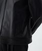 Musinsa Standard Synthetic Leather Oversized Single Jacket [Black]