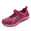 New Women's Walking Shoes, Lightweight and Breathable Mesh Dancing Shoes, Mom's Flat Bottom Anti Slip Walking Shoes, Summer