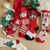 Long Christmas Stocking Coral Fleece Thicken Floor Socks Winter Warm Fluffy Socks  For Women