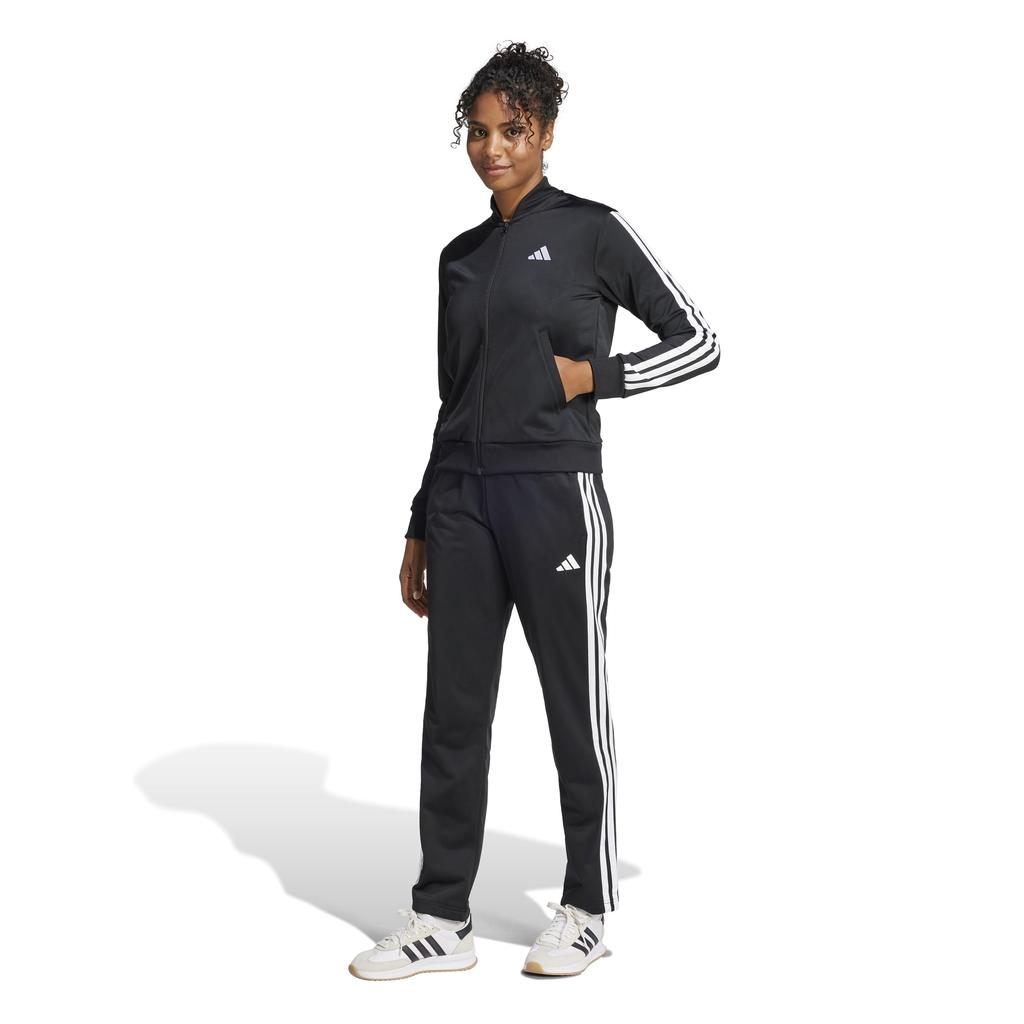 Спортивный костюм Adidas Essentials для женщин, черный, размер M, с 3 полосками, (JD5434),