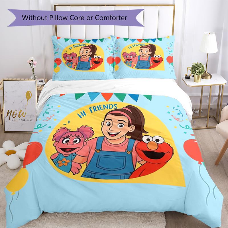 3pcs Ms. Rachel Bedding Set Duvet Cover Closure Includes 1 Duvet Cover & 2 Pillowcases, Soft and Comfortable for All Seasons.