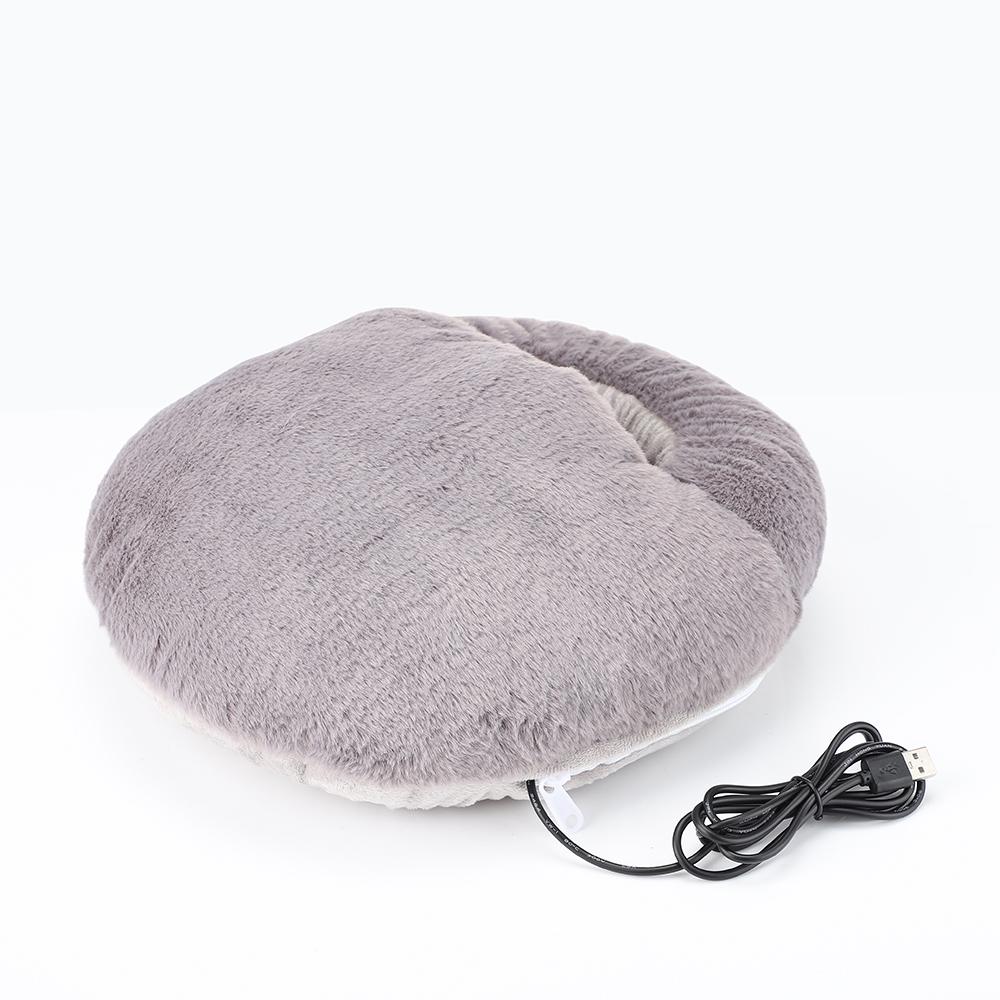 2 Types USB Foot Warmer Soft Foot Warming Bag Heating Pad For Home Office Sofa Bed Winter Heater Feet Warmers Heated Mat