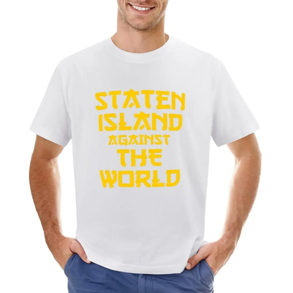 Staten Island against the World T-shirt sweat sports fans vintage clothes for men