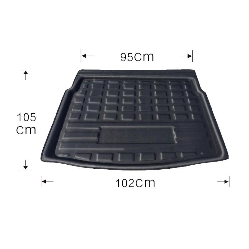 Car Trunk Mat for Volkswagen VW Tiguan L LWB Allspace MK2 2016~2024 Carpet Protector Pad Boot Cargo Liner Mats Tray Accessories