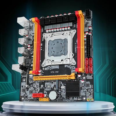 Материнская плата X79 NVME M.2 SSD LGA 2011 Материнская плата для компьютера PCI-E 16X 4*интерфейс SATA2.0 Подходит для процессоров Intel E5 2600/ 2689/2690/2670