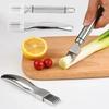 304 Stainless Steel Chopped Green Onion Knife Scallion Slicer Vegetable Shredders Slicer Curved Handle Design Kitchen Gadgets