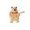 Scarf Bear Animal Pin Guitar Bear Badge Exquisite Sweater Wooden Brooch  Party