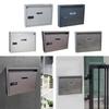 Metal Mailbox Letter Box Wall Mounted Mail Box Universal Postbox  for School Outdoor Street House