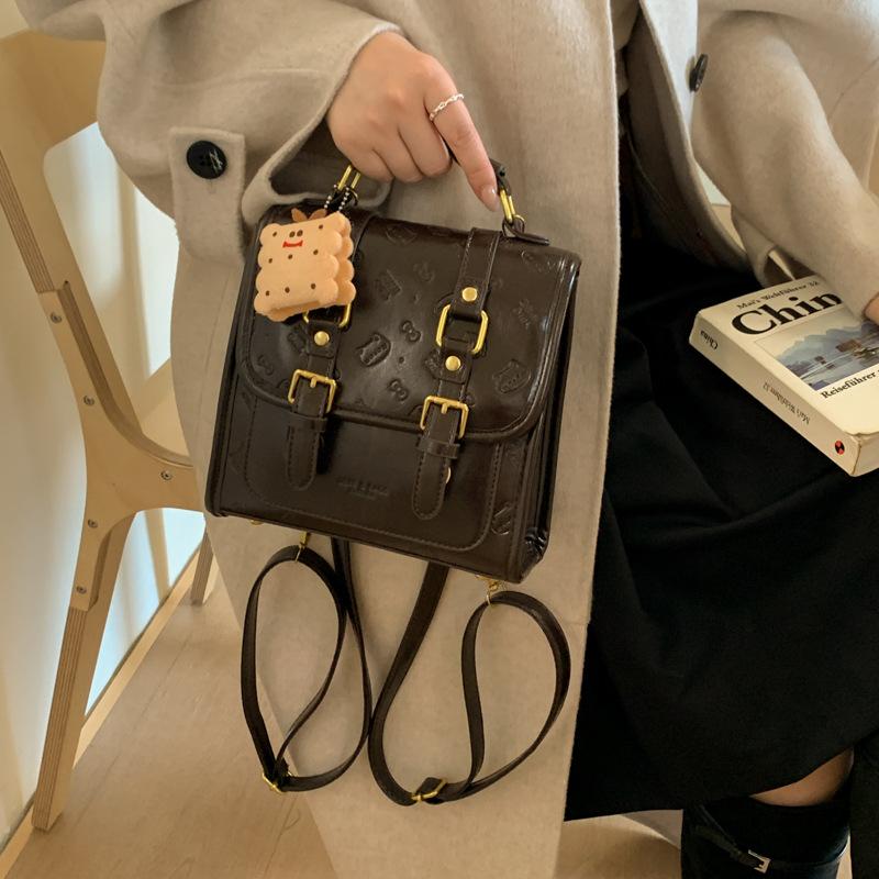 Рюкзак Женский Модный Нишевый Дизайн Портативный Корейская Версия Повседневный Школьный Рюкзак Уличный Тренд Студенческий Легкий Дорожный Рюкзак