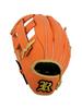 Перчатки для бейсбола софтбола общего назначения 12 дюймов оранжевые 431 для левой руки универсальные