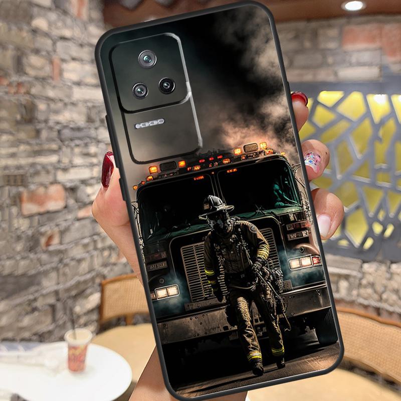 Чехол Пожарный Пожарная Любовь Для Xiaomi 14 Ultra 15 13 11T 12T 13T 14T Pro POCO X3 X5 X6 X7 Pro M6 F5 F6 Pro
