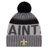 Chapeau D'hiver - New Era - NFL SIDELINE 2017 - Blanc Et Noir - Doublure Polaire