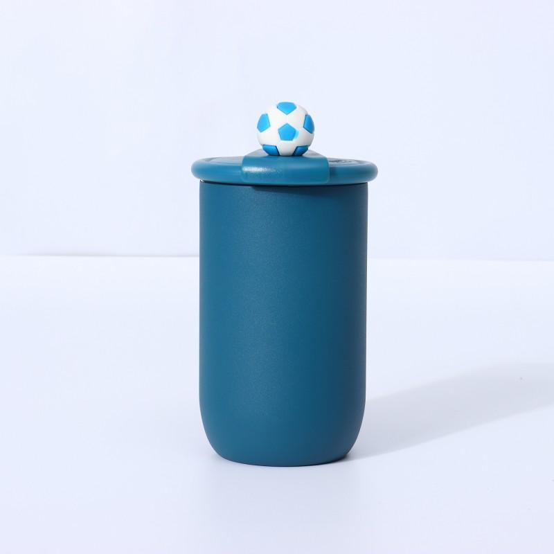 304 Stainless Steel Vacuum Insulated Kids Cartoon Water Bottle 460ml Portable Leakproof Travel Cup Children Students