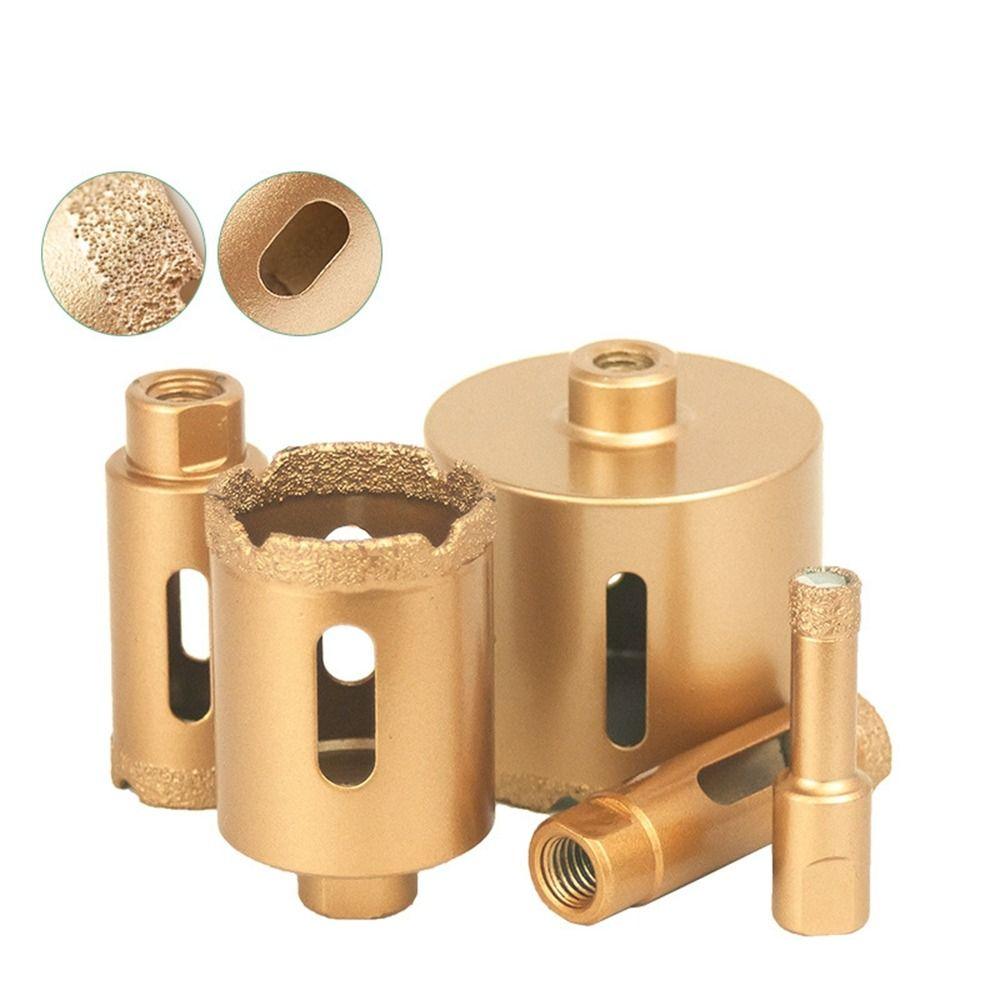 Marble Porcelain Drill Bit Tools Vacuum Braze  Tile Hole Opener Brazed Core Dry Drill