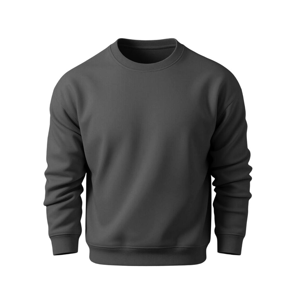 Men's Casual Loose Fit Crewneck Sweatshirt for Fall and Winter