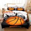 Basketball Duvet Cover Set Hit The Broken Wall Ball Theme Bedding Set For Kids Teens Queen King Size 2/3pcs Soft Quilt Cover