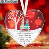 Friendship Keepsake Glass Ornament, Ideal Gift for Friends, Thank You Keepsake, Home Decor, Gift for Friendship Appreciation, Christmas Gift