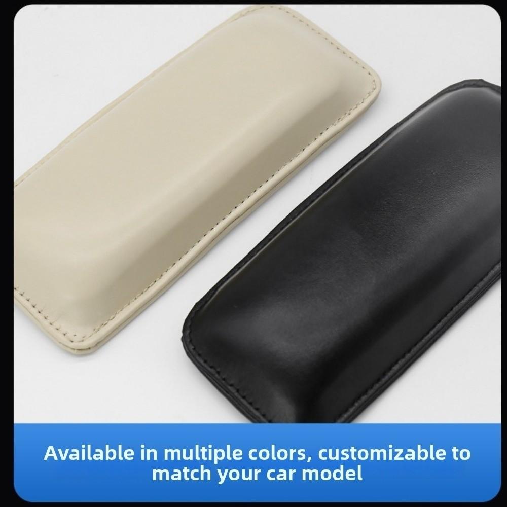 Leather Car Door Armrest Pad Universal Car Center Console Cushion for Knee, Leg, and Elbow Support