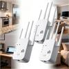 Усилитель WiFi 2025 6-антенный Сильный сигнал, Репитер WiFi, Двухдиапазонный 300/1200 Мбит/с (5 ГГц / 2,4 ГГц) ракета-носитель