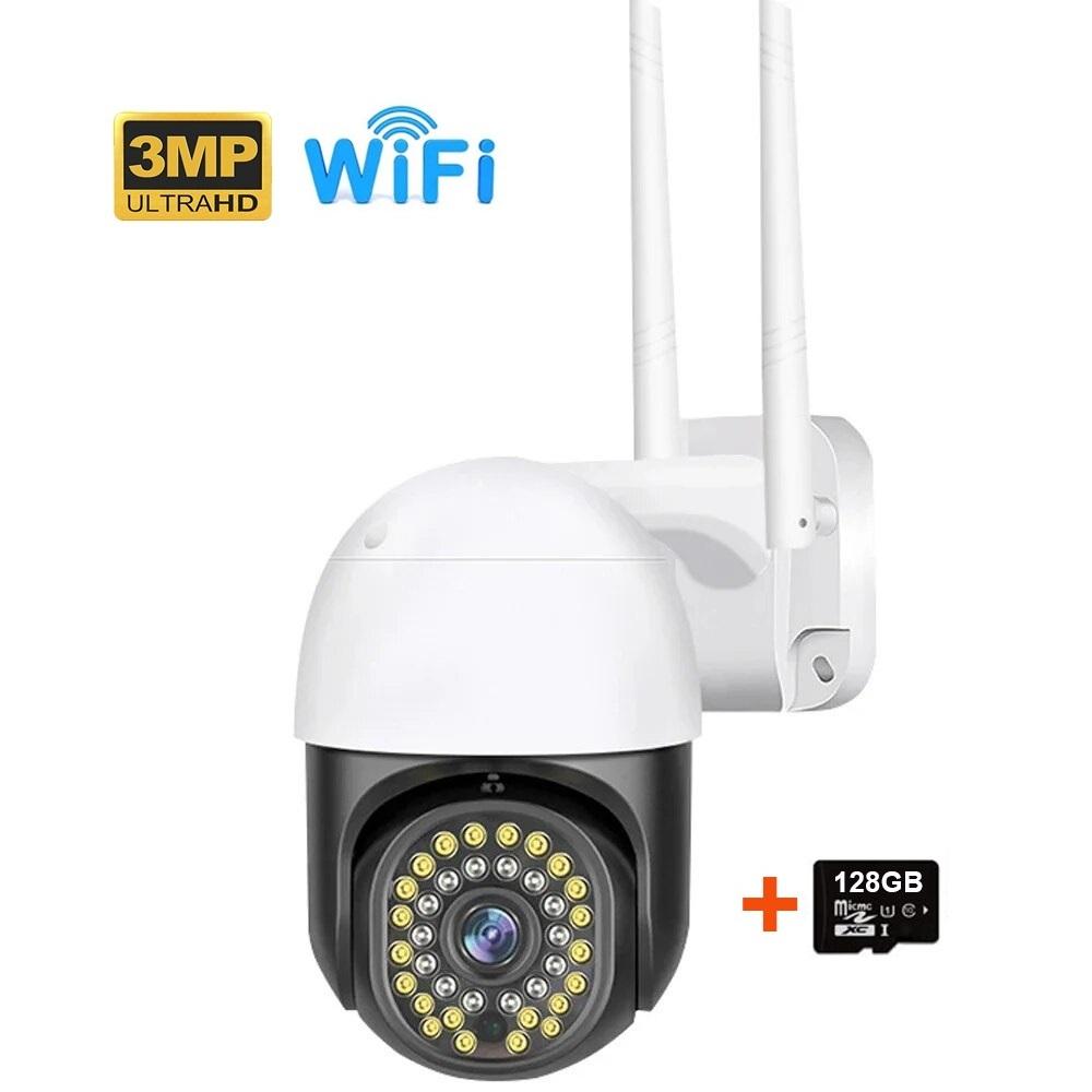 Smart 10X Zoom Wifi PTZ Camera Outdoor Home Security Video Surveillance 5MP Wireless IP Cameras AI Automatic Human Tracking