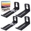 2pcs Heavy Duty Speaker Wall Mount Space Efficient Speaker Hangers Floating Rack Center Channel
