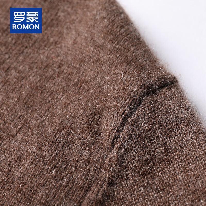 ROMON Мужской кардиган с V-образным вырезом из 100% кашемира