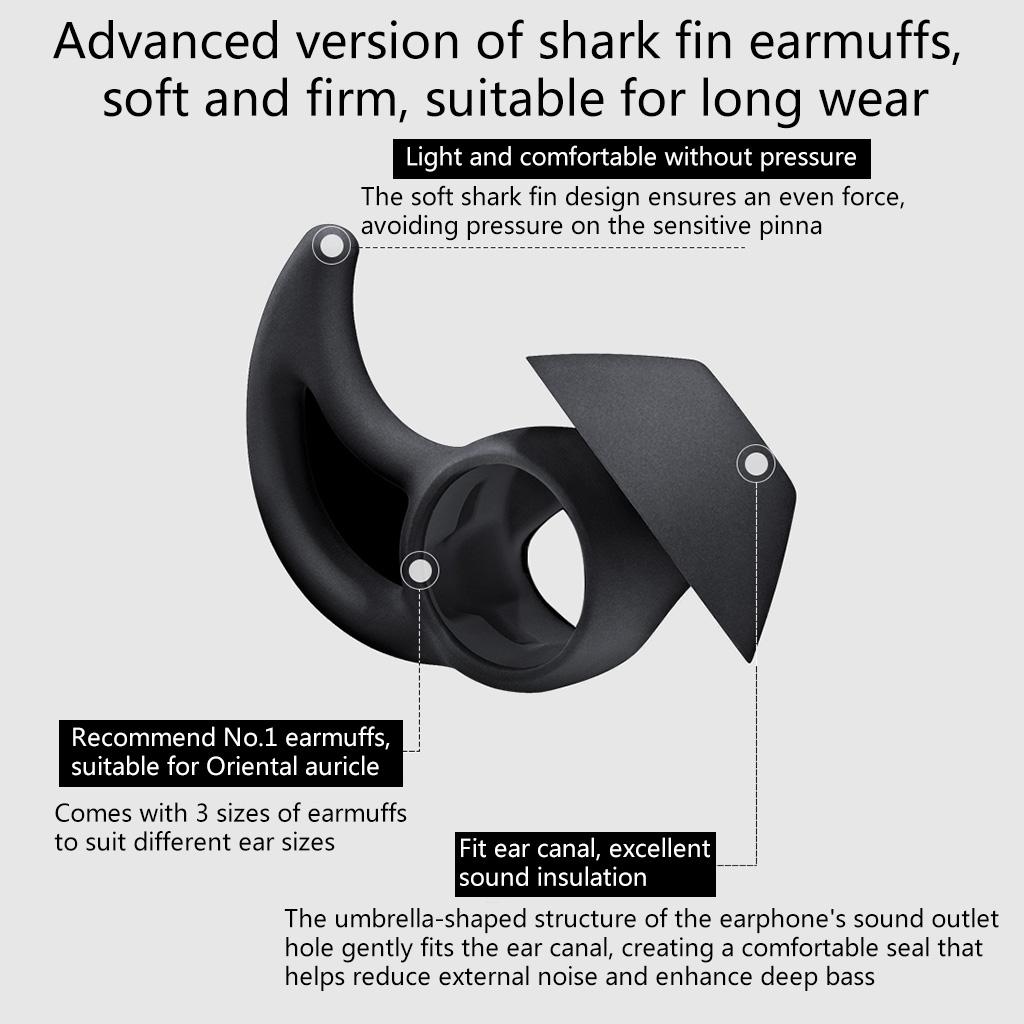 Сменные шумоизоляционные силиконовые вкладыши для наушников Bo-se Soundsport Wileless Ear