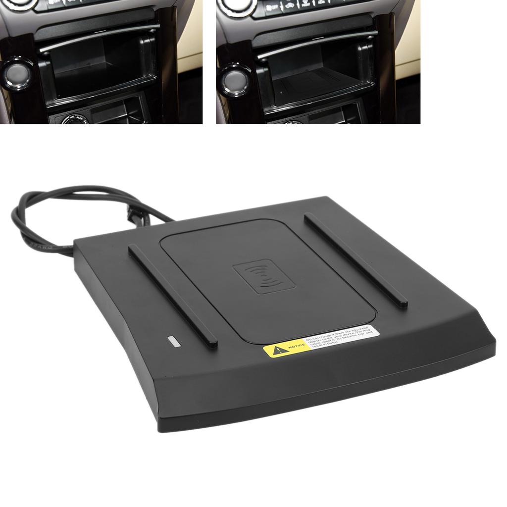 15 Вт Беспроводное зарядное устройство Быстрая зарядка Держатель для мобильного телефона Замена для Prado 2012-2017