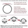 EMIW1 38CM suitable for Skoda Octavia Rapid Kodiaq Kamiq KAROQ carbon fiber suede car steering wheel cover accessories