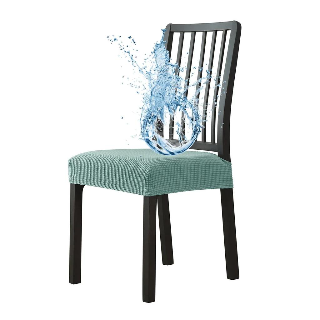 Soft Cheap Waterproof Chair Covers Solid Colours Chair Cover Stretch Elastic Office Chair Banquet Furniture Protector Home Decor