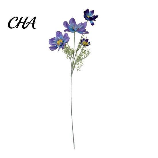 Artificial Floral Arrangements for Wedding 33" Tall Cosmos Flowers Vases, Fake Silk Daisy Branches with Elegant Decor Bedroom Realistic Flocked