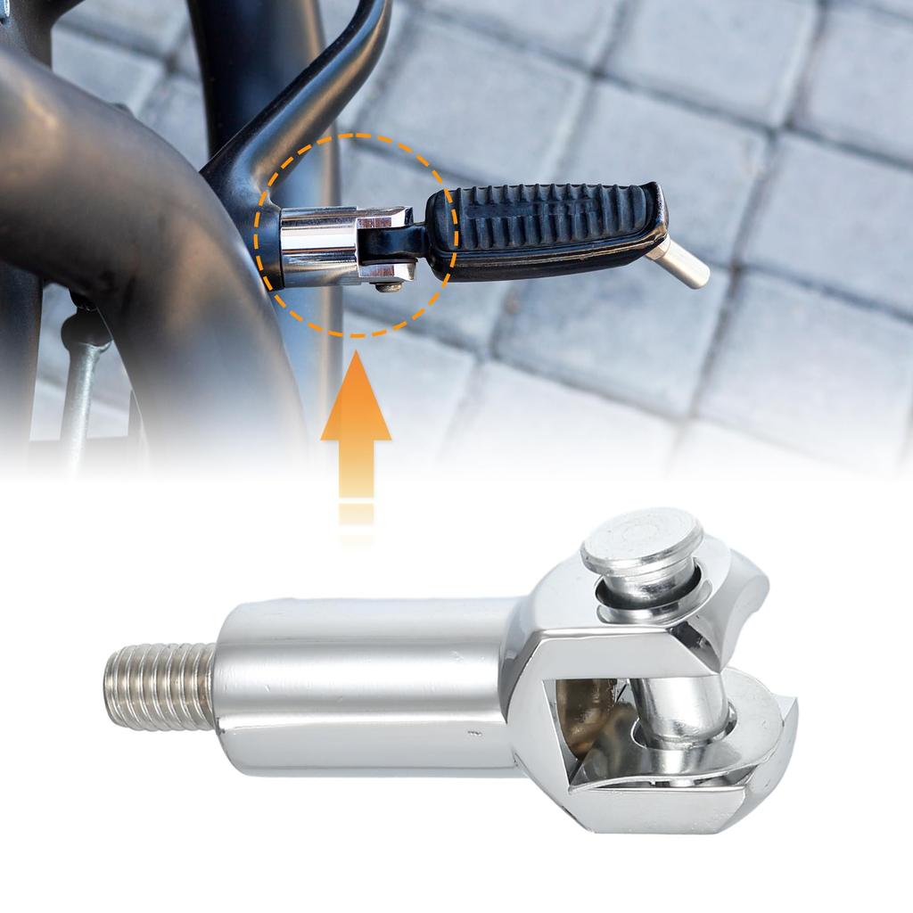 X AUTOHAUX Passenger Foot Peg Support Mount Clevis Kit for Left and Right Harley