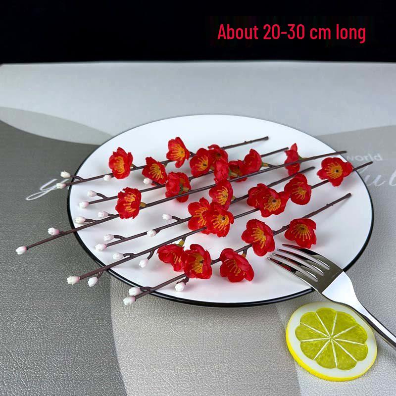 Sashimi Decoration Set: Bamboo Leaves, Edible Flowers & Plants for Salmon and Seafood Dishes